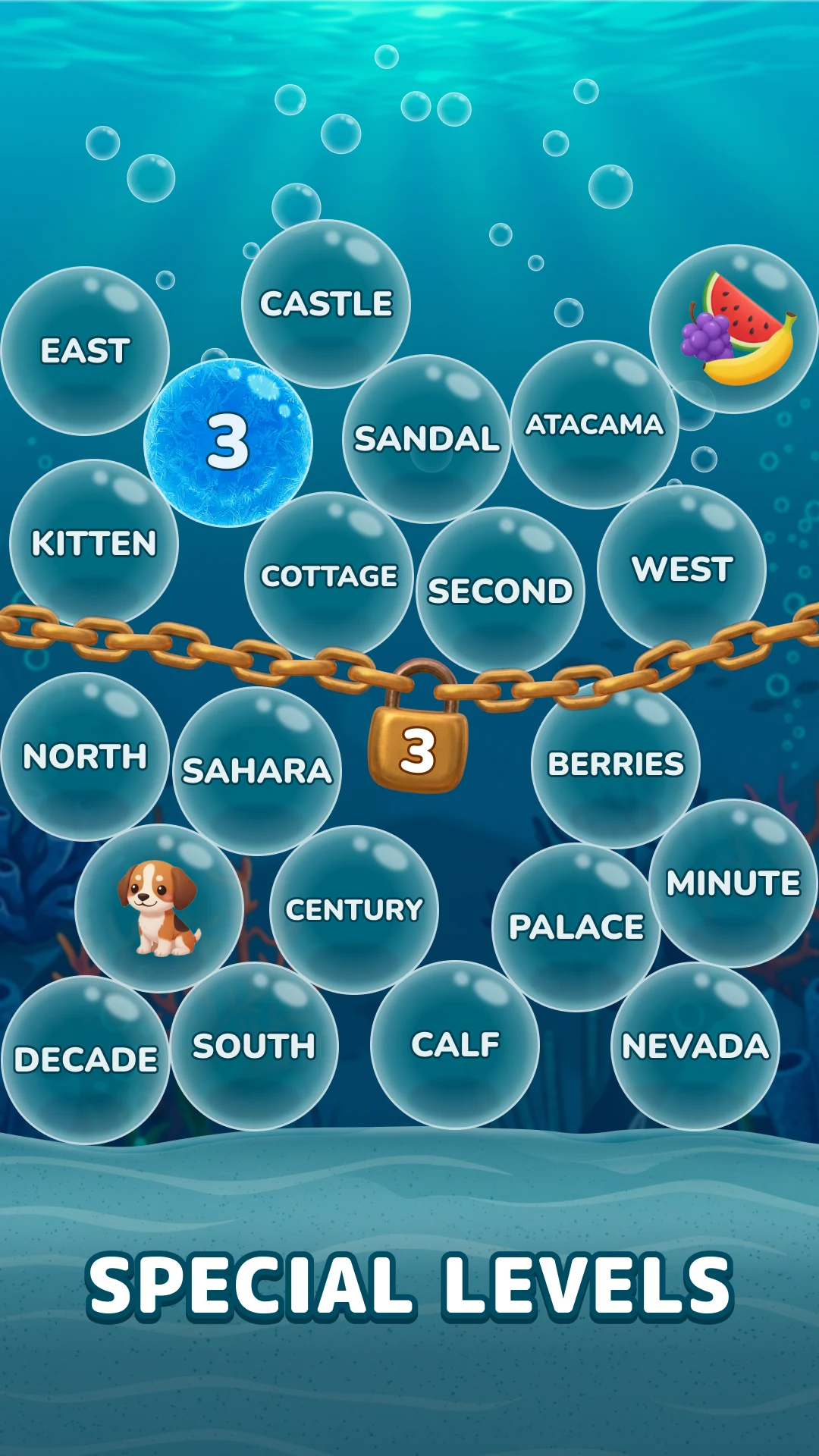 Bubble Associations: Word Game screenshot